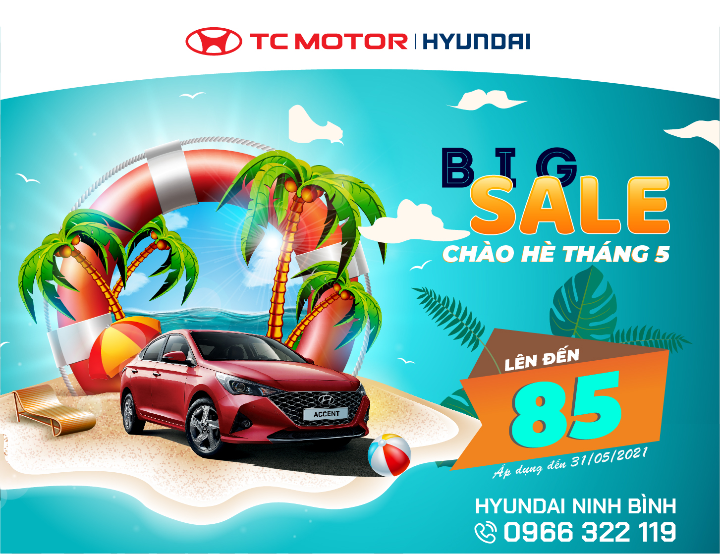 BIG SALE CHÀO HÈ THÁNG 5 LÊN ĐẾN 85 TRIỆU ĐỒNG